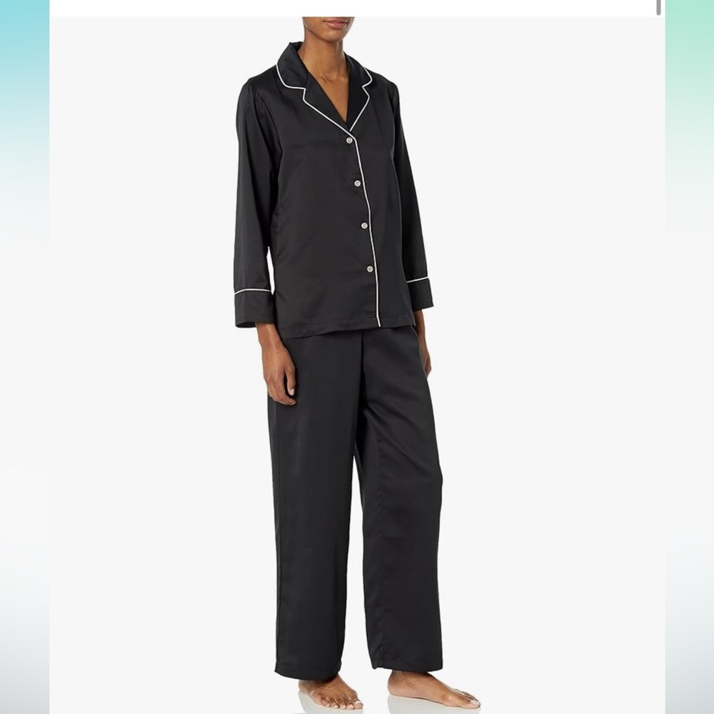 NATORI satin pajama set